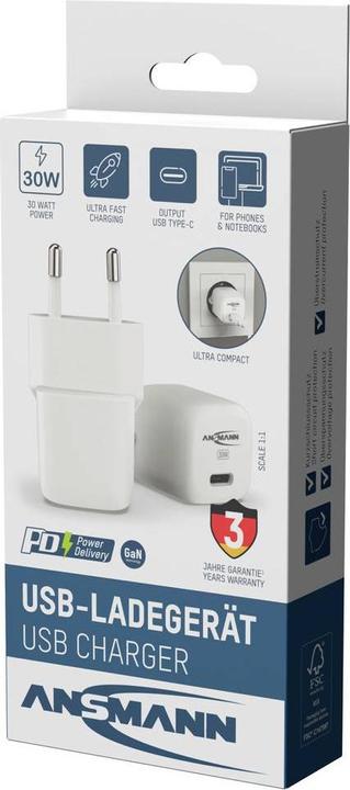 Actual product image Ansmann Charger USB HC130PD mini 3A/30W/1 port (30 W, 1 portion)