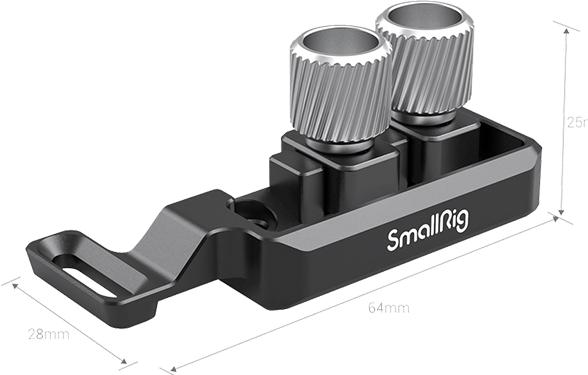 Actual product image SmallRig HDMI and USB-C Cable Clamp for EOS R5 and R6 Cage - 2981