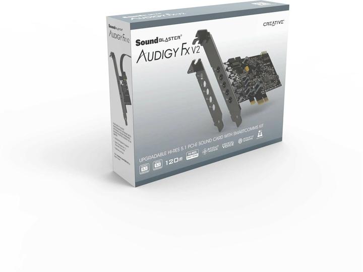 Immagine prodotto Creative Sound blaster audigy fx v2 5.1 canali integrati PCI-E (Mini PCI Express)