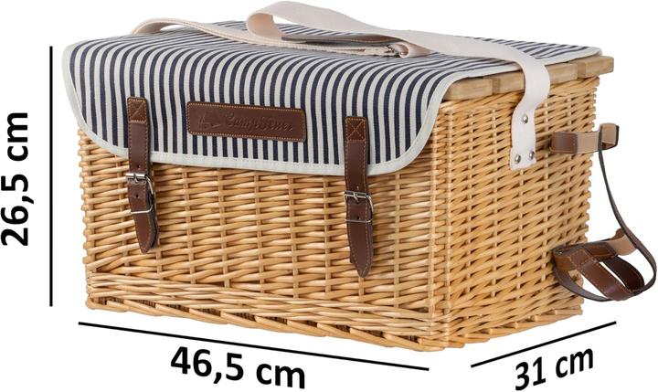 Actual product image CampFeuer Picknickkorb-Set für 4 Personen