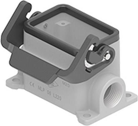 ILME Sockelgehäuse Gr.44.27 MLP 06 L20 Alu 1 Bügel IL-BRID 1xM20 seitlich