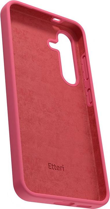 Actual product image Etteri Silicone case for Samsung Galaxy S24 Plus raspberry (Samsung Galaxy S24+)
