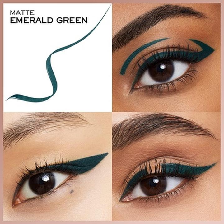 Image du produit Lancôme Idôle Eyeliner liquide waterproof à pointe feutre ultra-précise 24Hr Smudge-Resistant Wear Green (Vert)