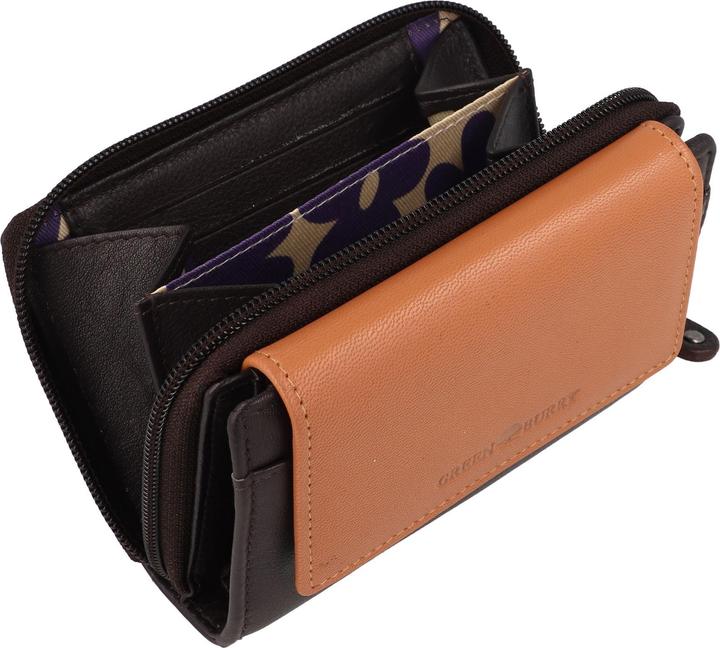 Produktbild Greenburry Nappa Geldbörse RFID Schutz Leder 14 cm