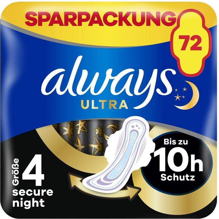 Produktbild Always Ultra Secure Night (72 x)