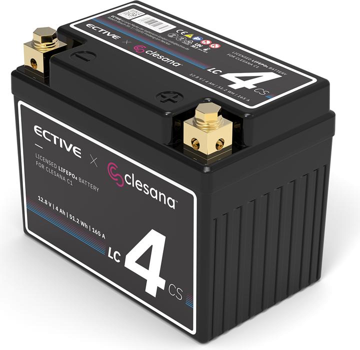 Image du produit Ective LC 4CS 4 Ah | Offizielle LiFePO4-Batterie für die Clesana C1 Toilette (12 V, 4 Ah)