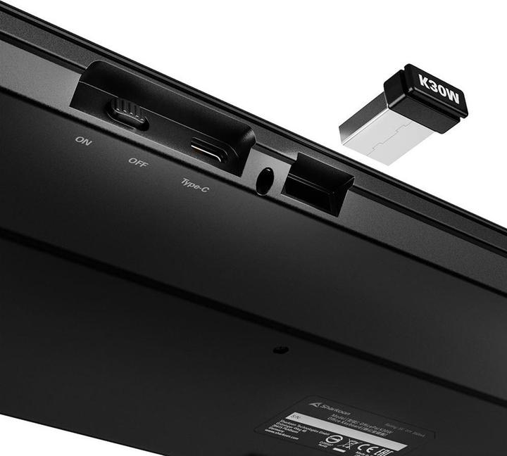 Actual product image Sharkoon OfficePal K30W bk (DE, Wireless)