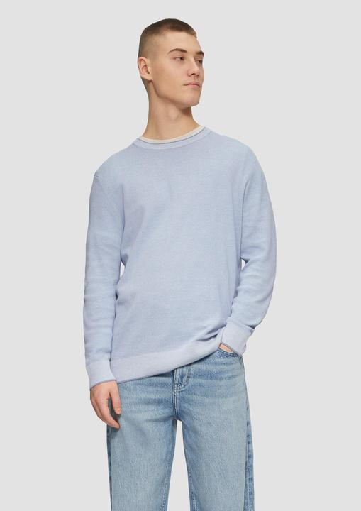 Produktbild S.Oliver Strickpullover Strickpullover in Melange-Optik (XL)