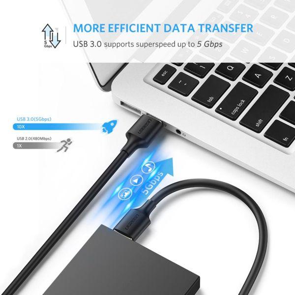 Immagine prodotto Ugreen Cavo da USB-A 3.0 a USB-A 3.0 (1 m, USB 3.0, 5 W)