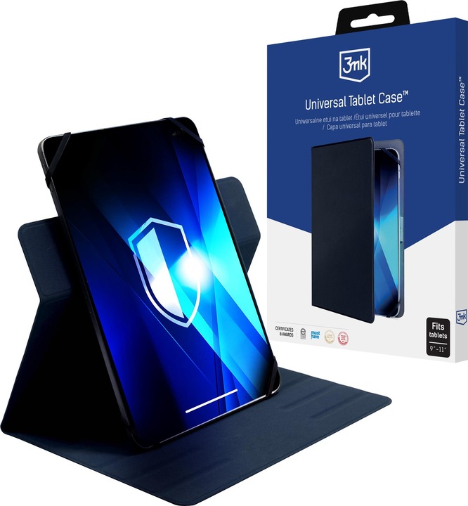 Actual product image 3MK Universal Tablet Case Universal Tablet Case 9-11 - dark blue (Universal)