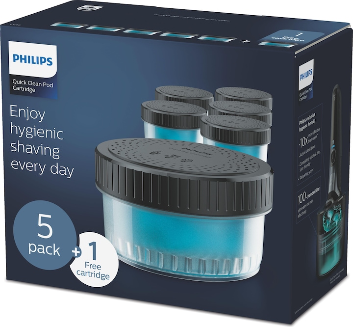Image du produit Philips 5+ Cartouche pour Quick Clean Pod (6 x)