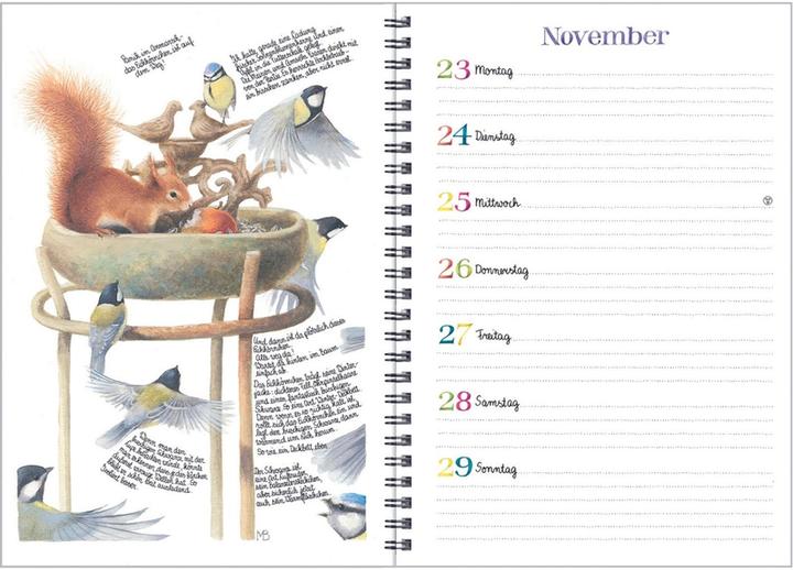 Produktbild Naturkalender (15.5 x 23 cm, Harter Einband, Deutsch)