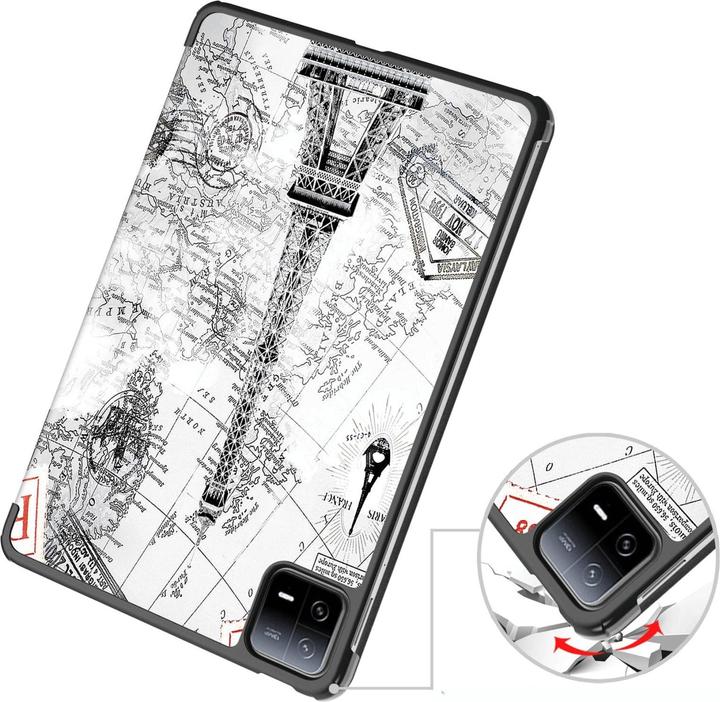 Produktbild Cover-Discount Xiaomi Pad 6 - Tri-fold Smart Case Paris (Xiaomi Pad 6 Pro, Xiaomi Pad 6)