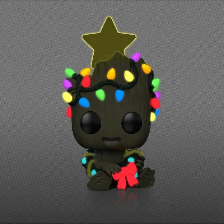 Actual product image Funko Pop! Marvel Xmas Holiday Groot