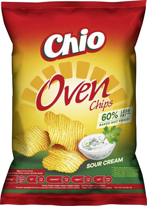 Actual product image Chio Ovenchips Sour Cream 125 g (130 g)