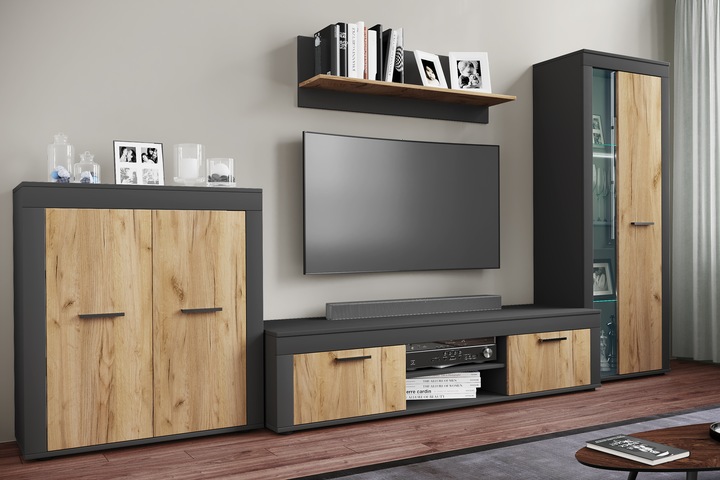 Immagine prodotto VCM Mobiletto TV in legno Mobili TV Usilo XL (160 x 45 x 37 cm)