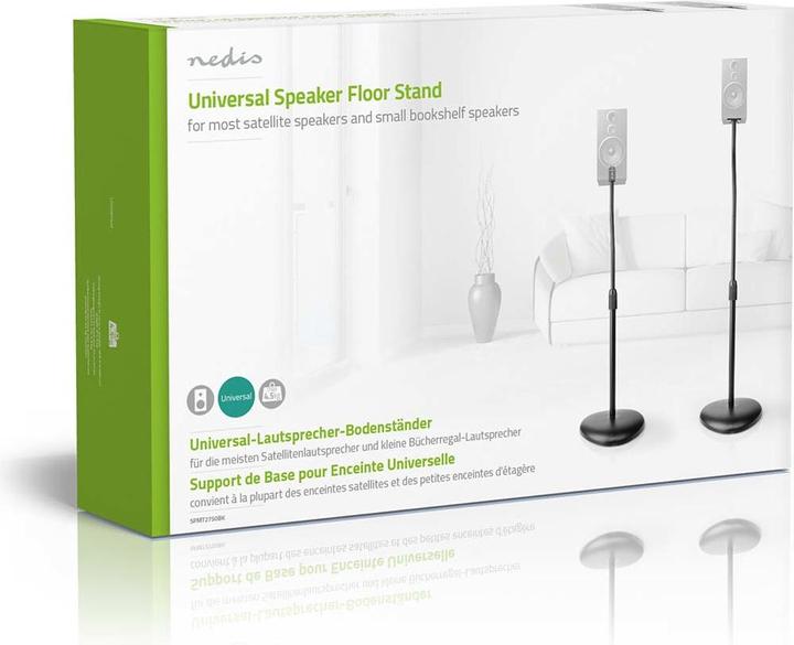 Actual product image Nedis SPMT2750BK (1 pair, Stand, Height-adjustable)