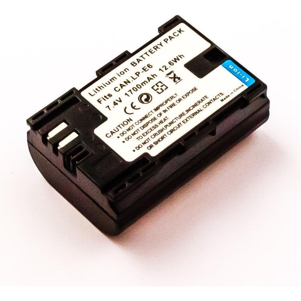 Thumbnail - AGI 33259 - Canon - 1600 mAh - 7,4 V - Lithium-Ion (Li-Ion) - 1 Stück(e) (Akku), Kamera Stromversorgung, Schwarz