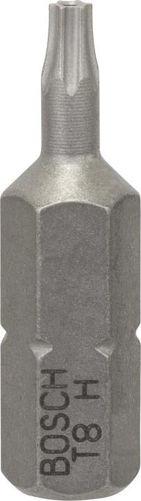 Bosch Professional Zubehör T8H Security-Torx®-Schrauberbit Extra-Hart (Sechskant (hexagonal), Innensechsrund TX)