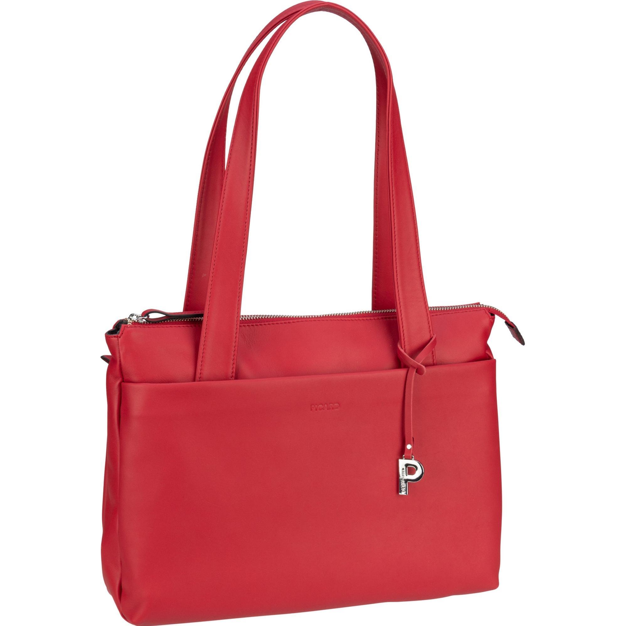 Picard, Tasche, Shopper Timeless 5391, Rot, (8 l)