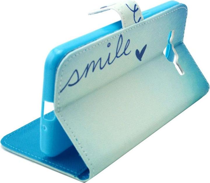 Actual product image König Design Mobile phone cover case for mobile Samsung Galaxy Grand Prime Smile lettering (Samsung Galaxy Grand Prime)