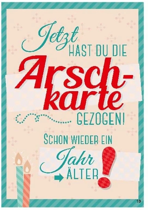 Produktbild Depesche Musikkarte Jetzt hast du die Arschkarte gezogen (1 Stk.)