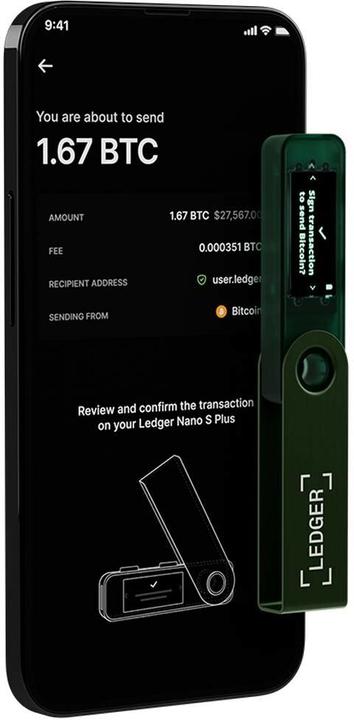 Actual product image Ledger Nano S Plus (Ethereum Classic, Bitcoin, Dash, Dogecoin, Litecoin, Others)