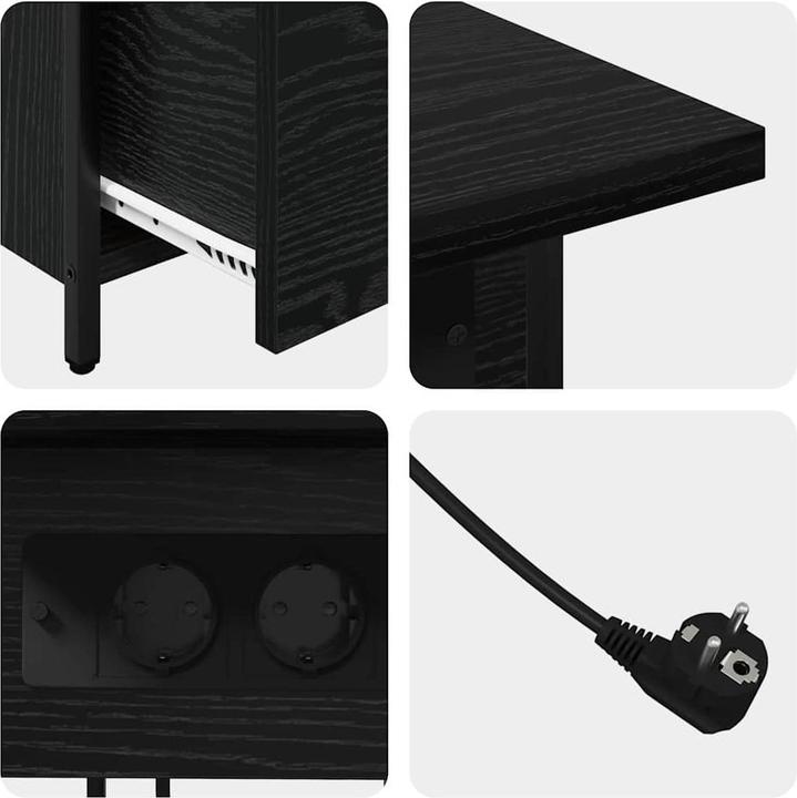 Image du produit VidaXL Table de chevet (60 x 30 x 61 cm)