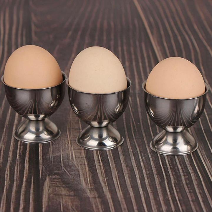 Produktbild JTI 4x moderne Eierbecher - Edelstahl (4x)