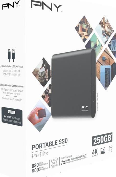 Productafbeelding PNY Pro Elite (0.25 TB)
