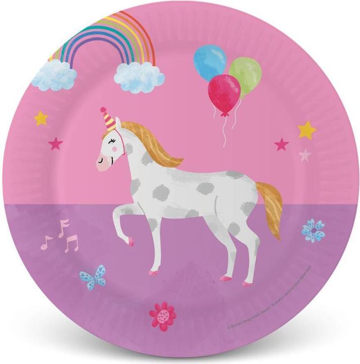 Actual product image Brunnen Princess paper plate set (10x)