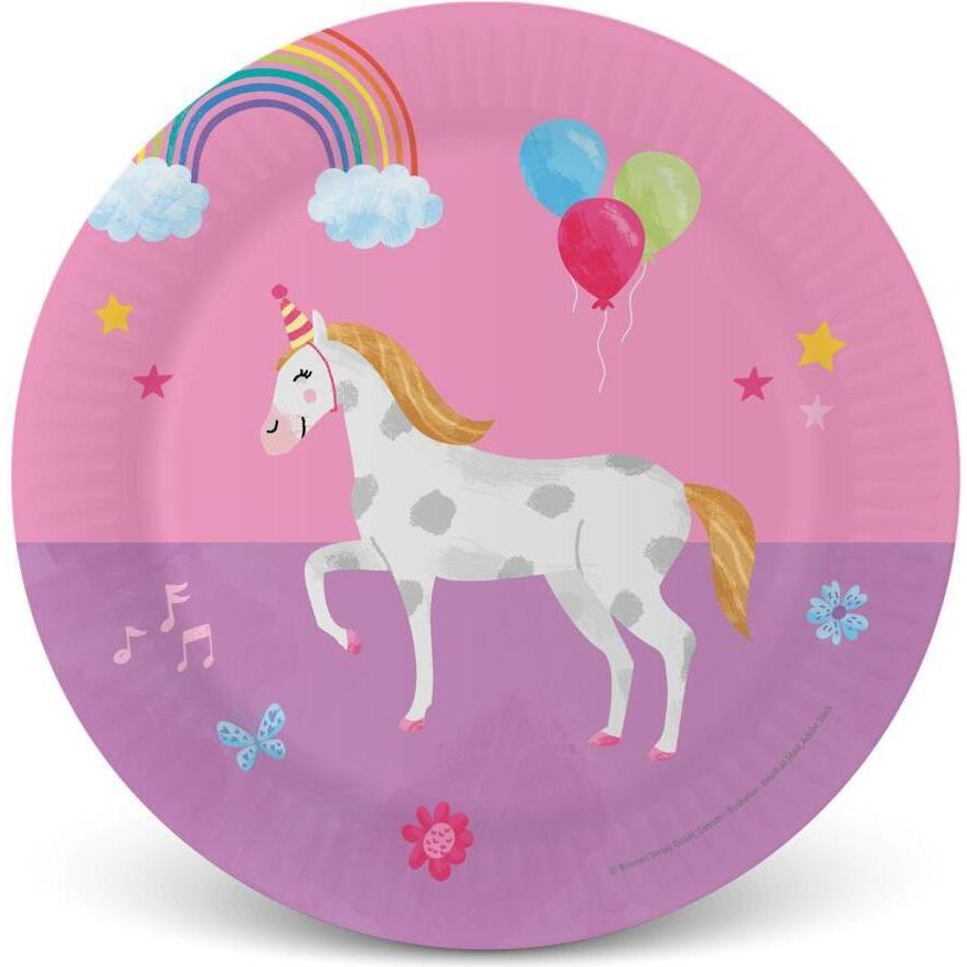 Brunnen, Einweggeschirr, Pappteller-Set Prinzessin (10 x)