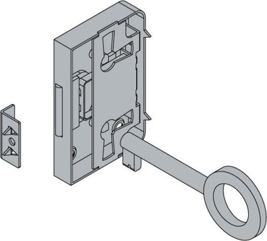 Immagine prodotto Hettich Aufschraubschloss Dornma 25mm, vernickelt