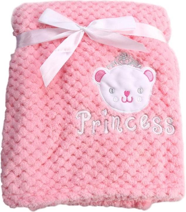 Actual product image Cangaroo Fleece baby blanket Freya 80x110cm (80 x 110 cm)