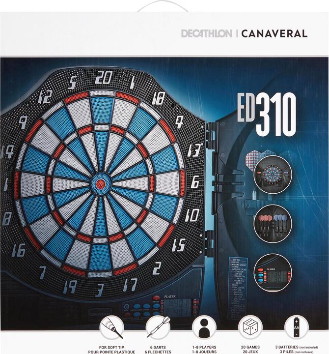 Produktbild Canaveral Zielscheibe fuer Darts Elektronische Dartscheibe Plastik