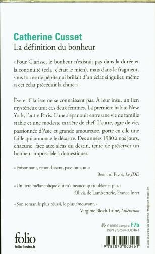 Image du produit La définition du bonheur (Français, Catherine Cusset, 2023)