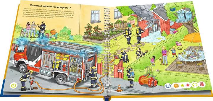 Produktbild tiptoi Livre Pompiers (Französisch, Collectif, 2023)