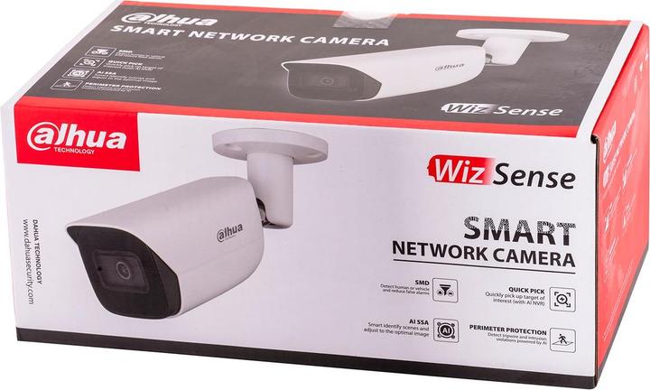 Produktbild Dahua CCTV 5MP IR Fixed-focal Bullet WizSense Network Camera, DH-IPC-HFW3541EP-AS-0360B-S2
