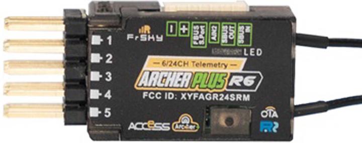 FrSky Archer Plus SR8 Receiver - 8CH Gyro Stabilized With Black Box | RC Aircraft Receiver