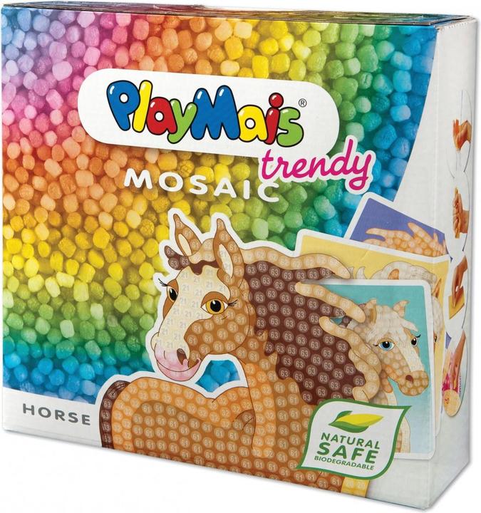 Produktbild PlayMais Trendy Mosaic Horses (3.000 Stück)