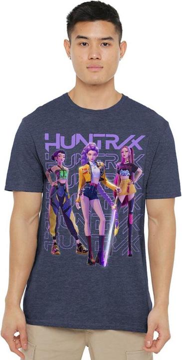 Image du produit K-Pop Demon Hunters - T-shirt motif Huntr/X style Pose de groupe - Adulte (XL)