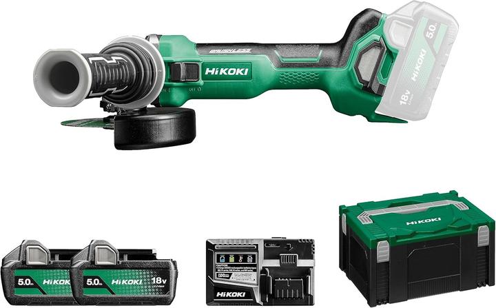 Immagine prodotto Hikoki G1813DAWQZ Mini levigatrice a batteria 18V (125 mm)