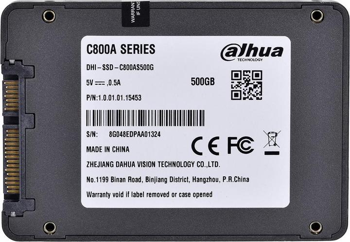 Produktbild Dahua Technology SSD-C800AS500G 2.5 500 GB SATA III 3D NAND (500 GB, 2.5")