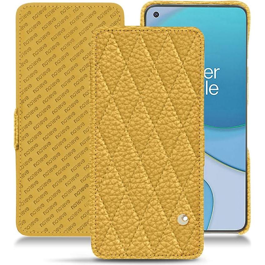 Thumbnail - Noreve Lederschutzhülle horizontal (OnePlus 8T), Smartphone Hülle, Orange