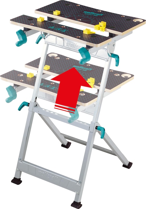 wolfcraft Spann- und Arbeitstisch MASTER 600 (53 cm, 65 cm)