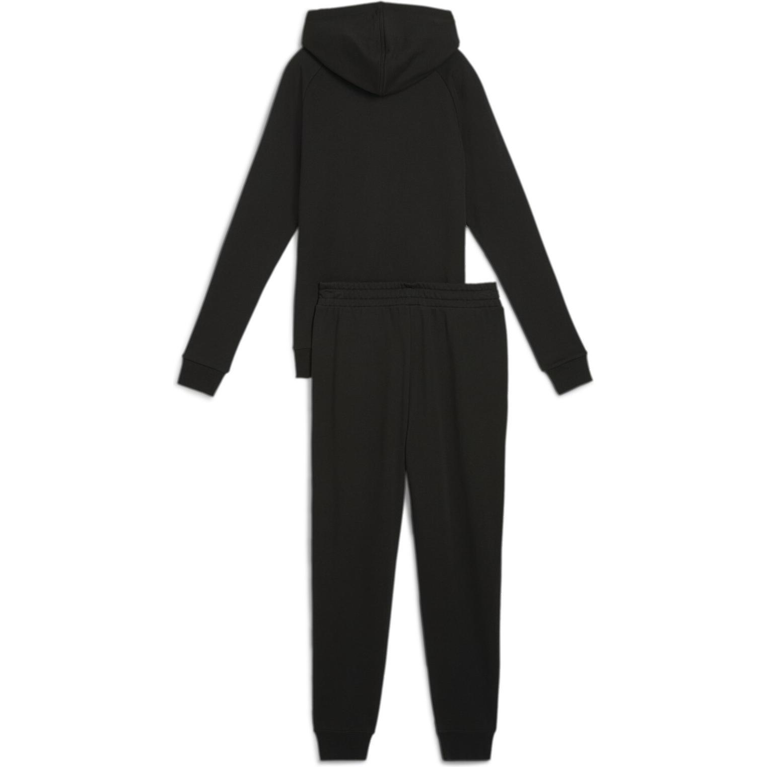 Thumbnail - Puma, Damen, Laufjacke, Hooded Sweat Suit TR cl (M), Schwarz, M