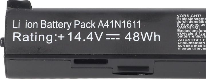 Produktbild AccuCell Akku Asus GL553VD Serie, GL553VE Serie, GL553VW Serie (3300 mAh)