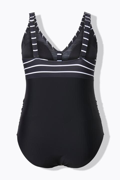 Actual product image Ulla Popken Fine Stripe Swimsuit (48)