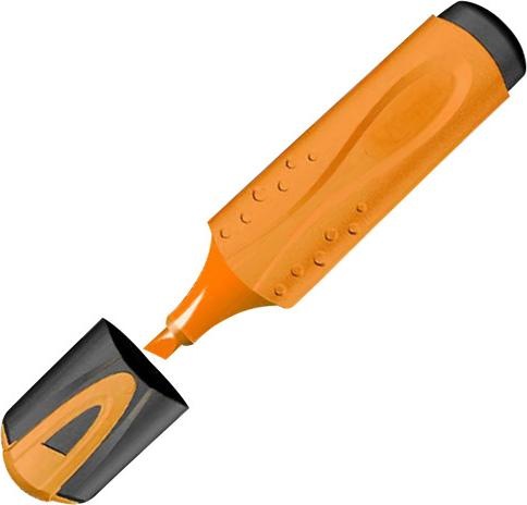 Maped Fluo Peps, 12-pack (Schwarz, Orange, 12 x)