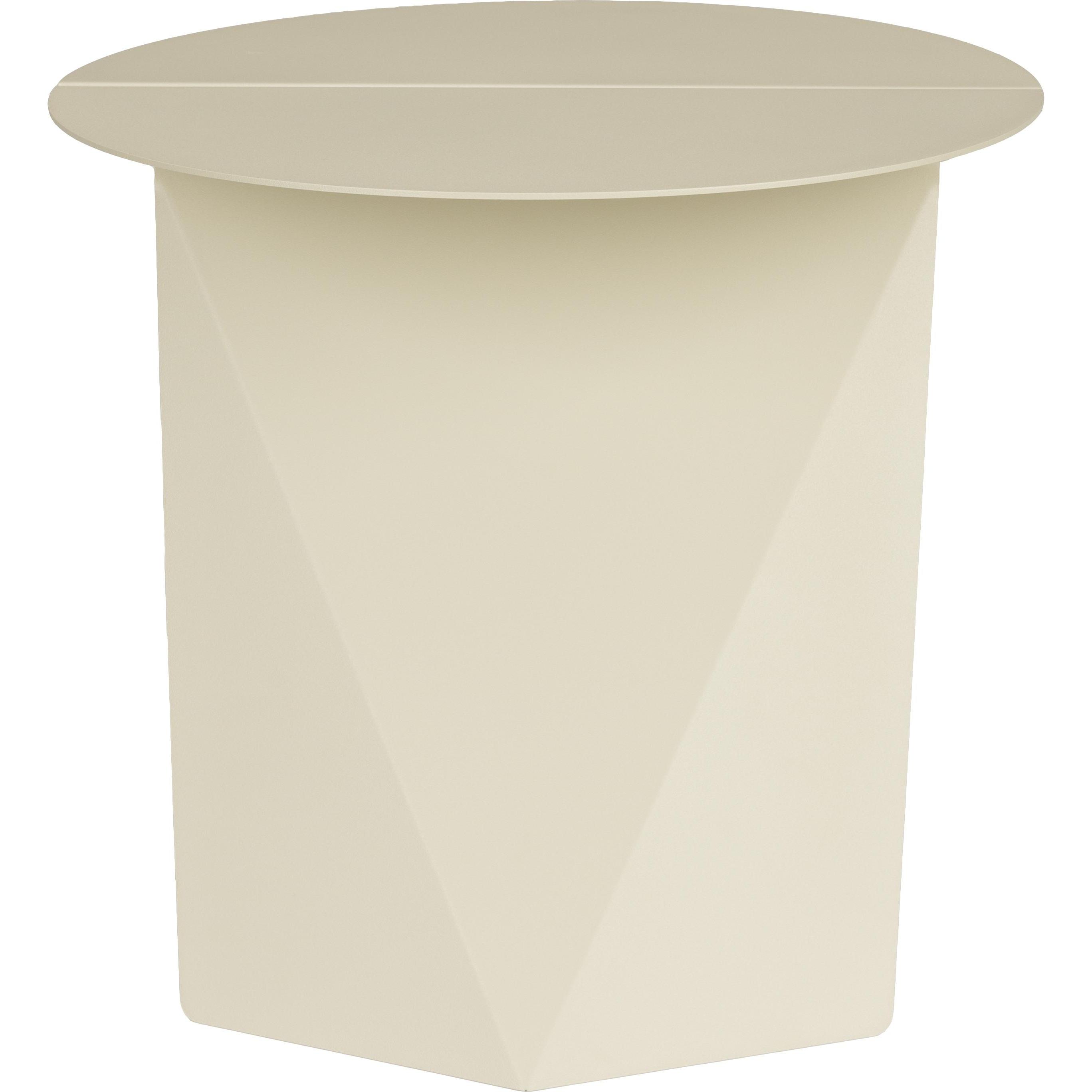 Zuiver, Tavolino da salotto, Side Table Foldy Beige (Ø 45 x 40,5 cm)